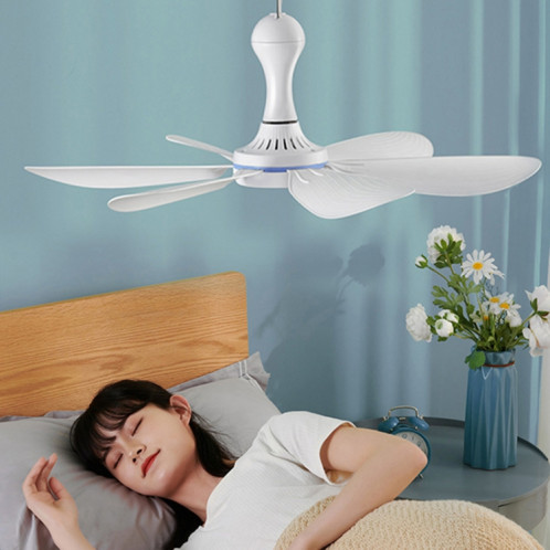 Mini ventilateur USB à énergie éolienne élevée, silencieux, petit ventilateur de plafond à six pales, style : ventilateur unique, pour dortoir domestique SH2301882-016